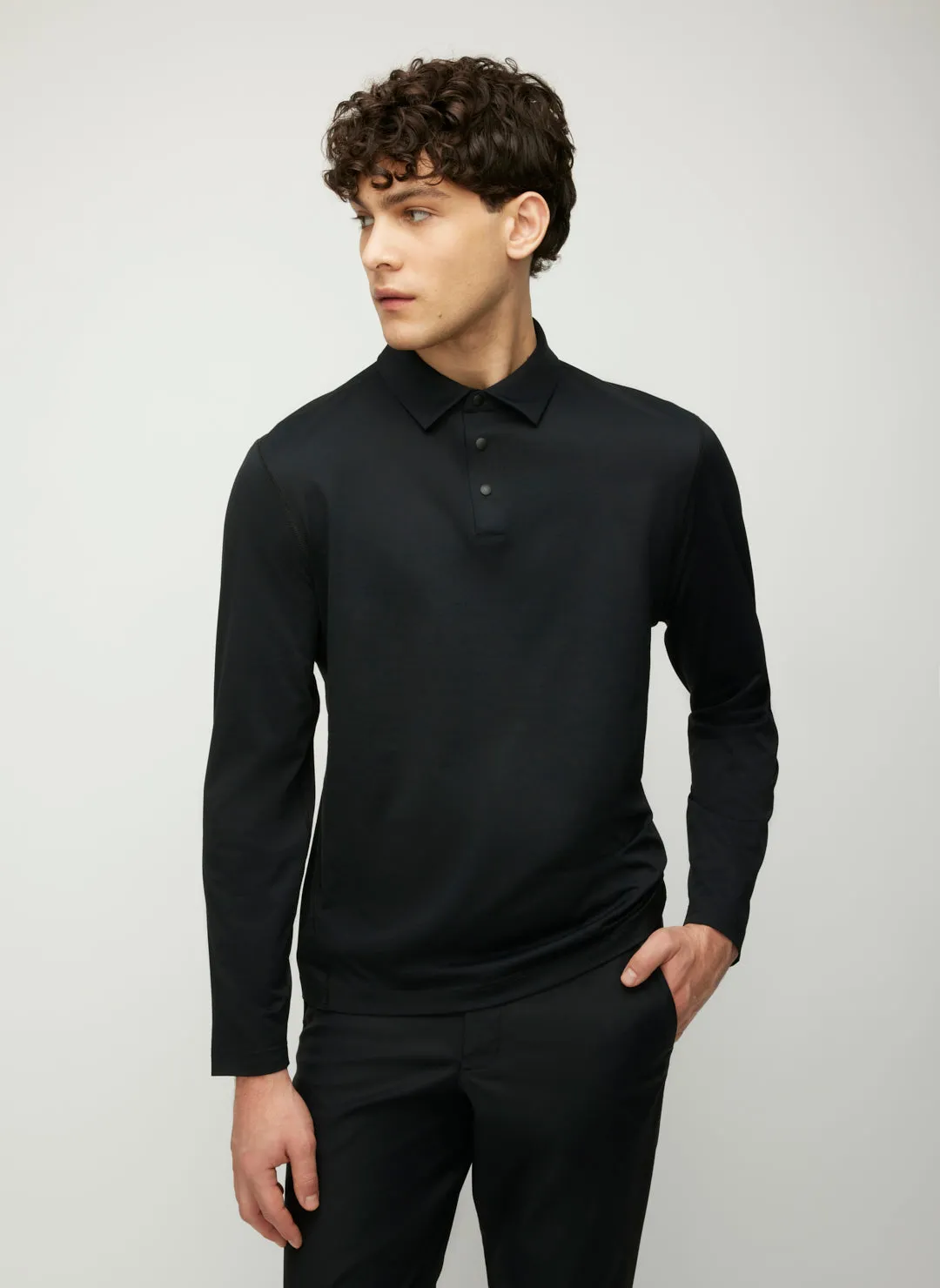 City Tech Long Sleeve Polo sold by Kit and Ace