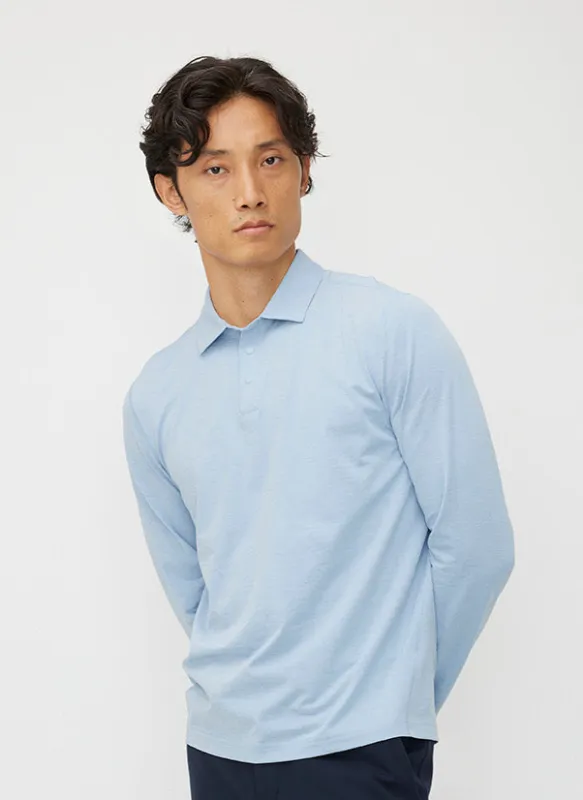 City Tech Long Sleeve Polo made by Kit and Ace
