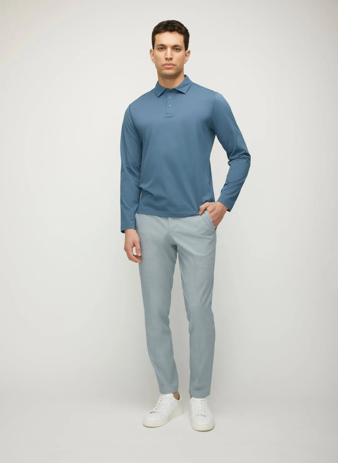 City Tech Long Sleeve Polo sold by Kit and Ace product image thumbnail 3