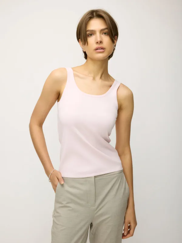 Farrah Slim Fit Sweater Tank made by Kit and Ace