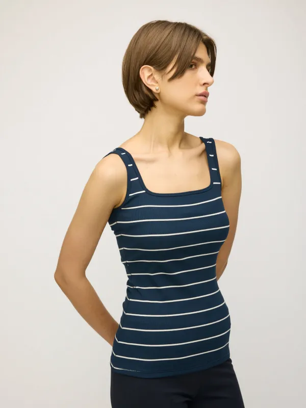 Audrey Square Neck Tank made by Kit and Ace