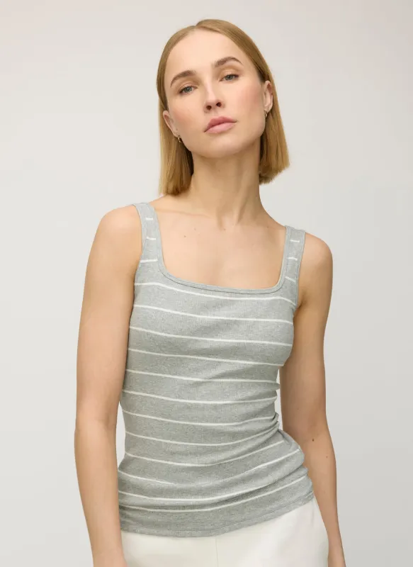 Audrey Square Neck Tank made by Kit and Ace
