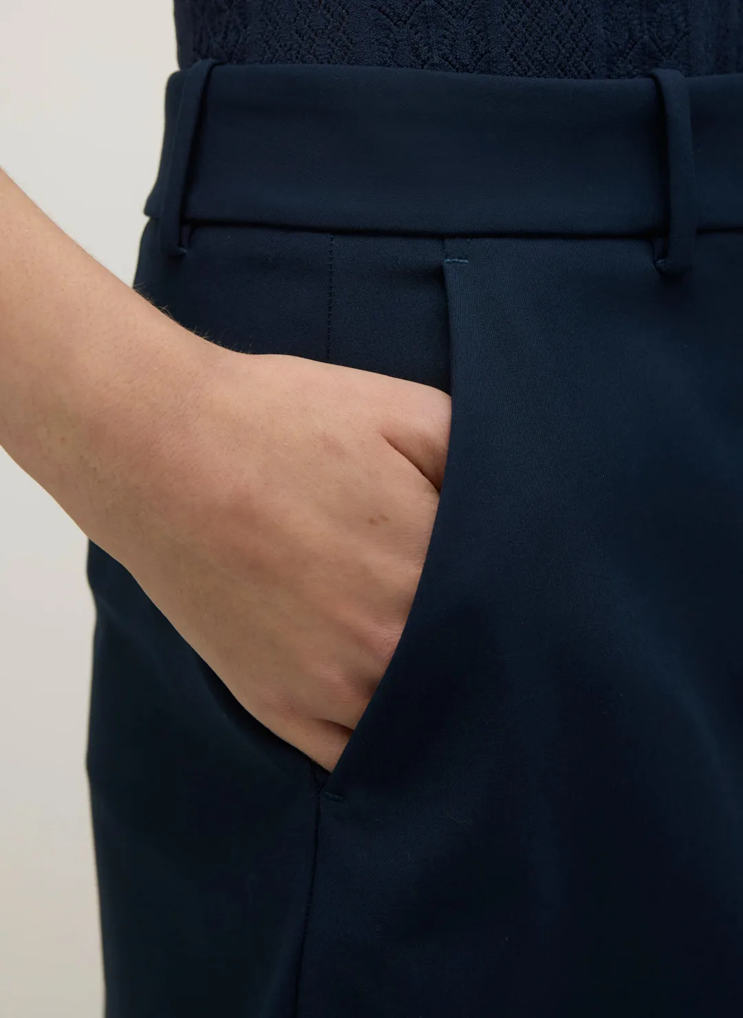 Prentice Soft Suiting Mini Skirt sold by Kit and Ace product image thumbnail 3