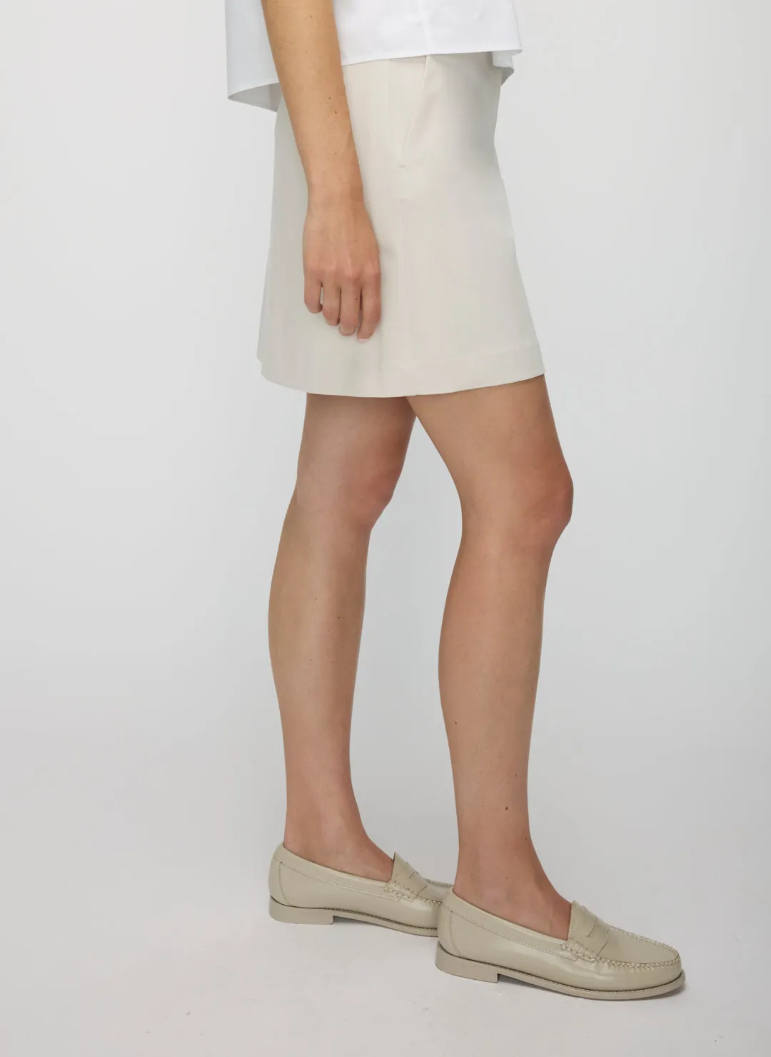 Prentice Soft Suiting Mini Skirt sold by Kit and Ace product image thumbnail 5