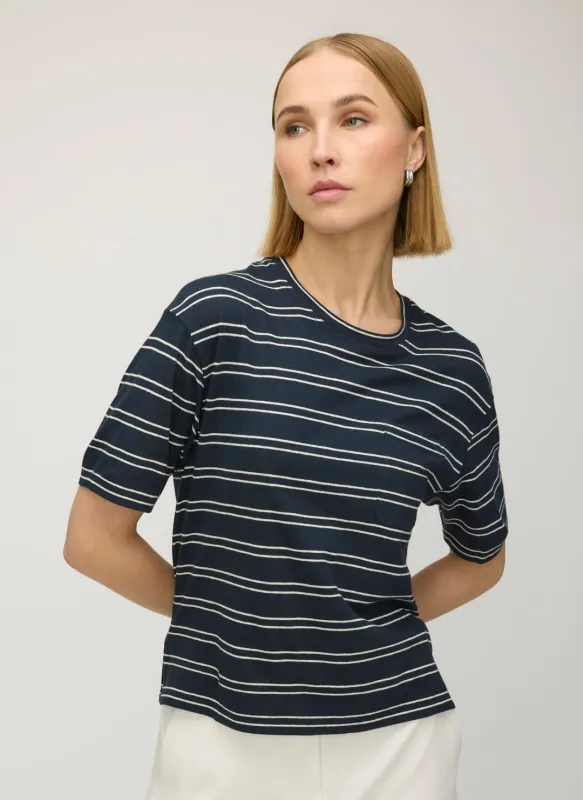 Luna Boxy Pocket Tee made by Kit and Ace