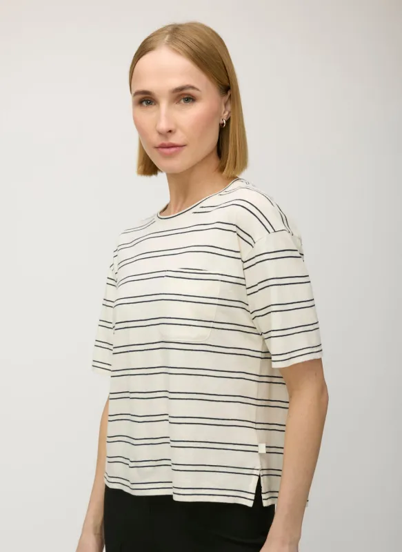 Luna Boxy Pocket Tee made by Kit and Ace