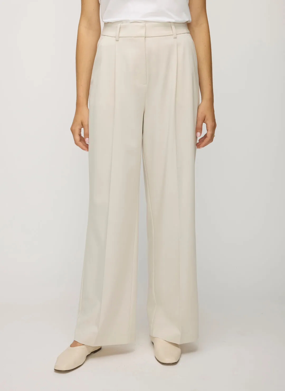 On Time Pleated Trousers sold by Kit and Ace product image thumbnail 2