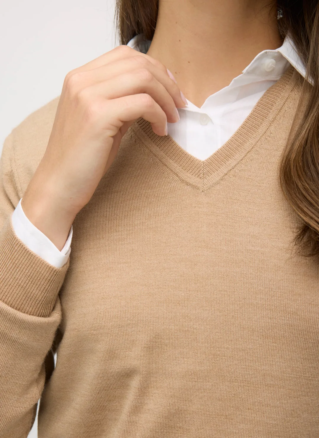 Transition Merino V Neck Sweater sold by Kit and Ace product image thumbnail 3
