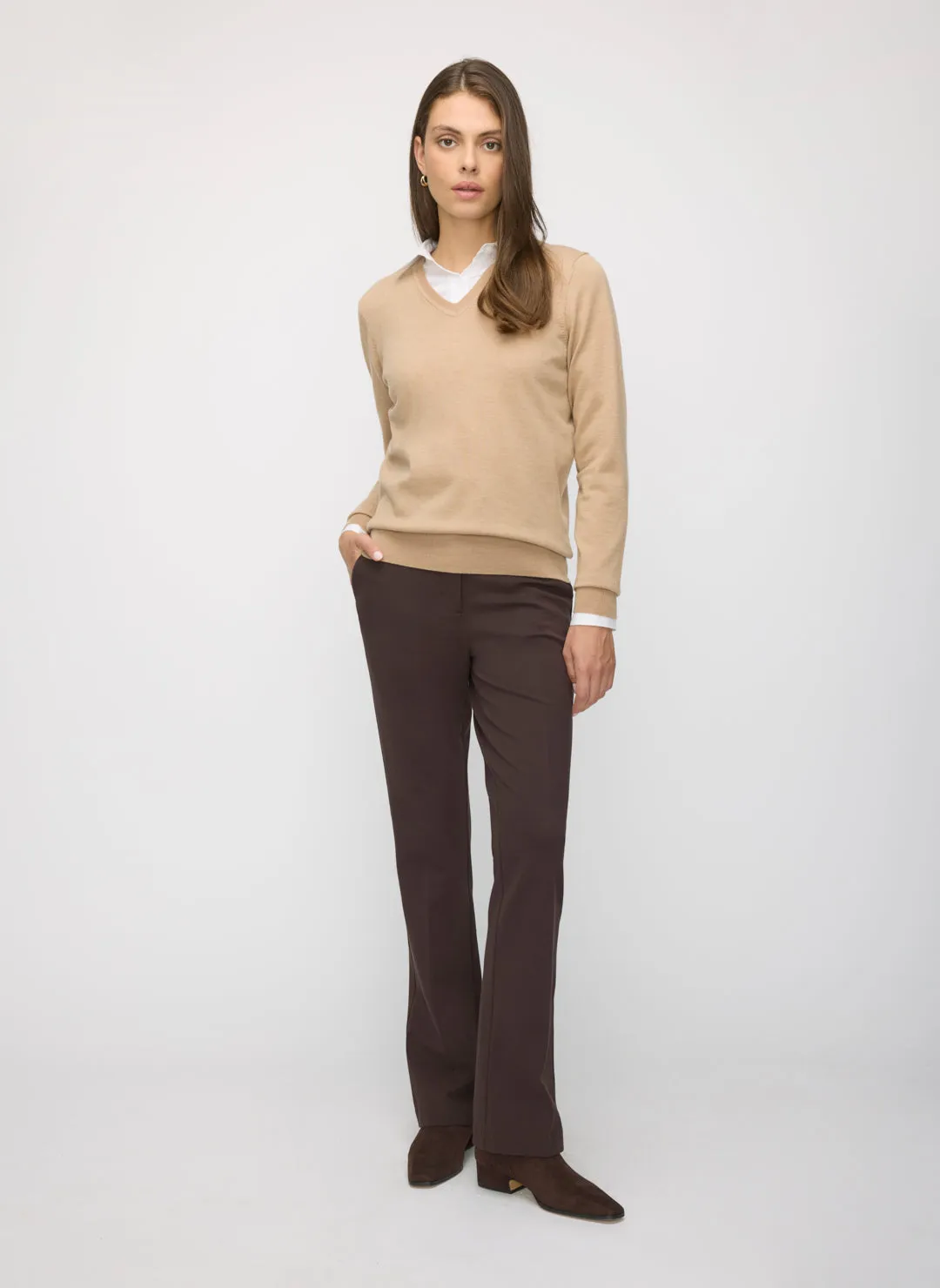 Transition Merino V Neck Sweater sold by Kit and Ace product image thumbnail 2