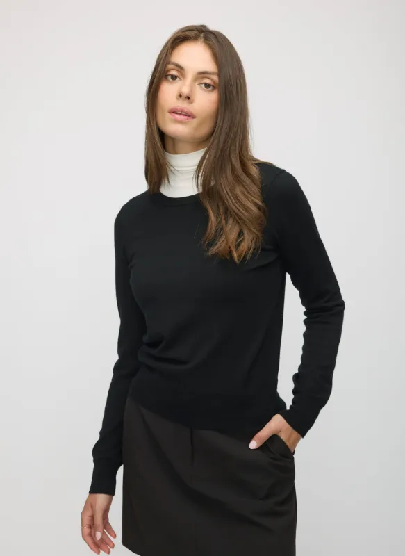 Transition Merino Crewneck Sweater made by Kit and Ace