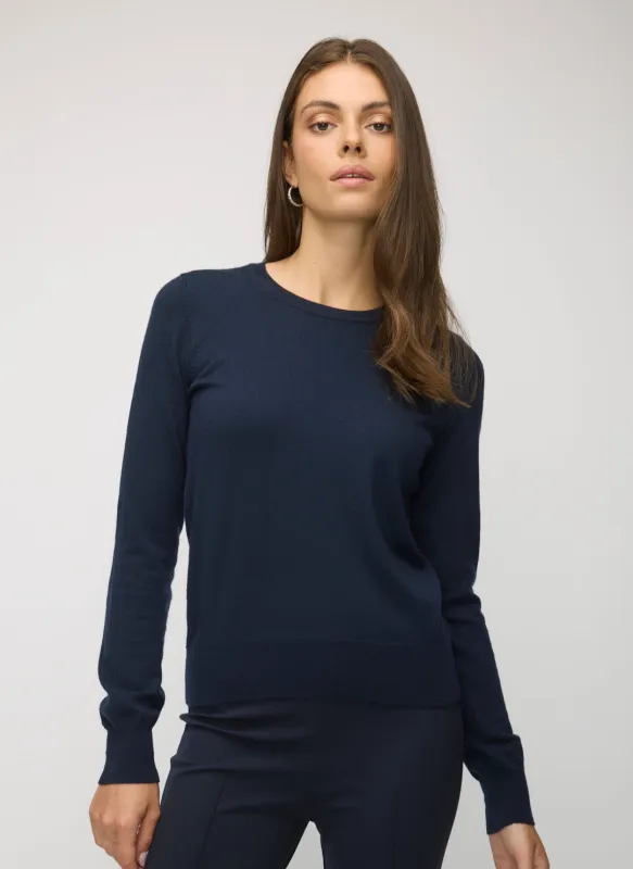 Transition Merino Crewneck Sweater made by Kit and Ace