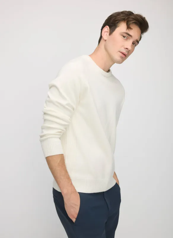 Merino Cotton Crewneck Sweater made by Kit and Ace
