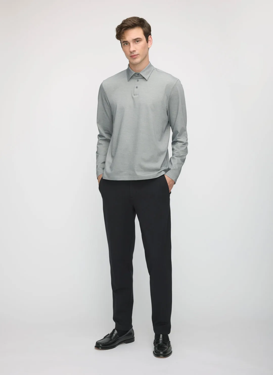 City Tech Long Sleeve Polo sold by Kit and Ace product image thumbnail 2