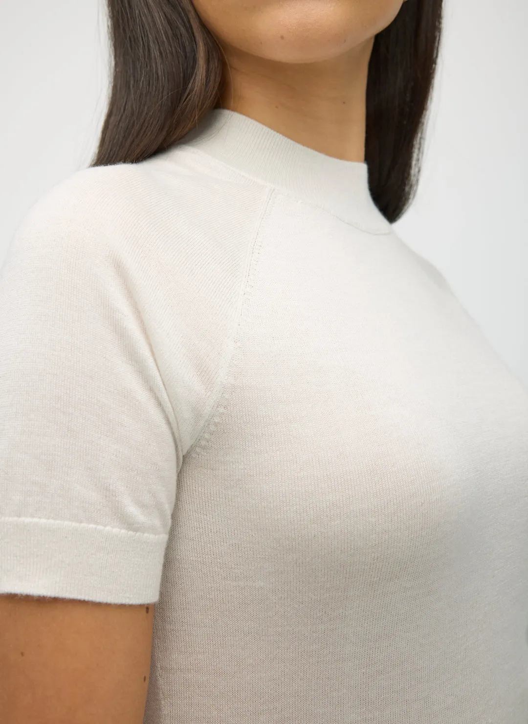 Silk Cashmere Mockneck Sweater sold by Kit and Ace product image thumbnail 2