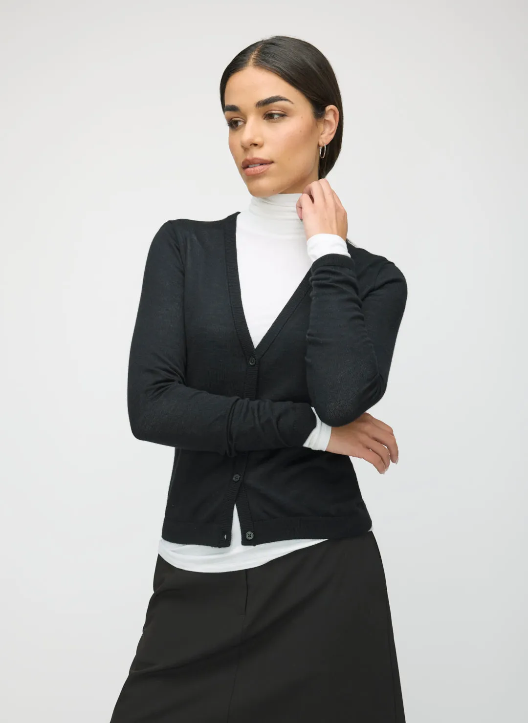 Silk Cashmere Cardigan Sweater sold by Kit and Ace