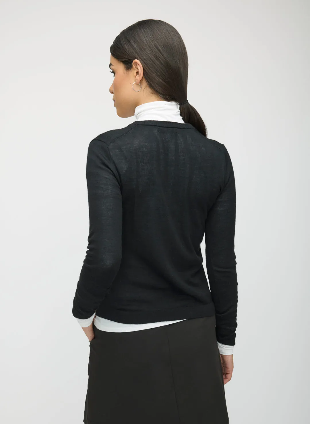 Silk Cashmere Cardigan Sweater sold by Kit and Ace product image thumbnail 4