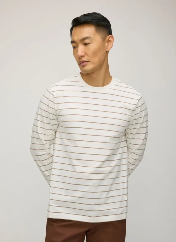 Stanton Long Sleeve Crew Tee made by Kit and Ace