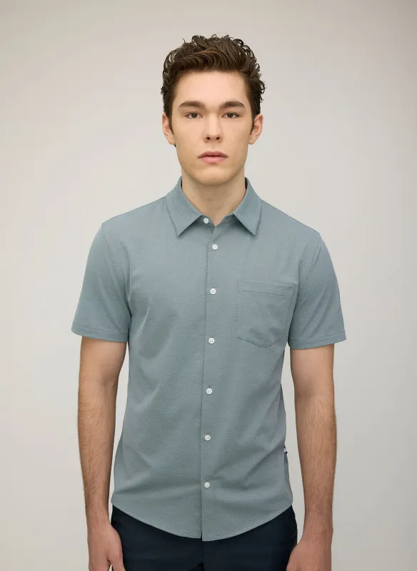 City Tech Short Sleeve Birdseye Shirt made by Kit and Ace