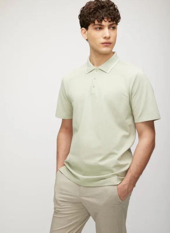 Tech Cotton Polo made by Kit and Ace