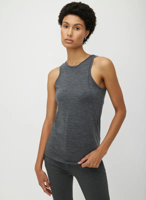 Ecoknit Sculpted Wool Tank made by Kit and Ace