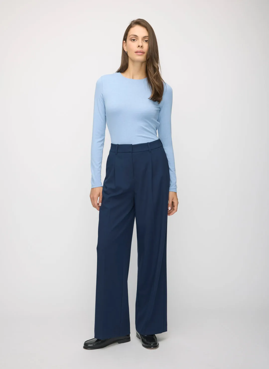 On Time Pleated Trousers sold by Kit and Ace product image thumbnail 5