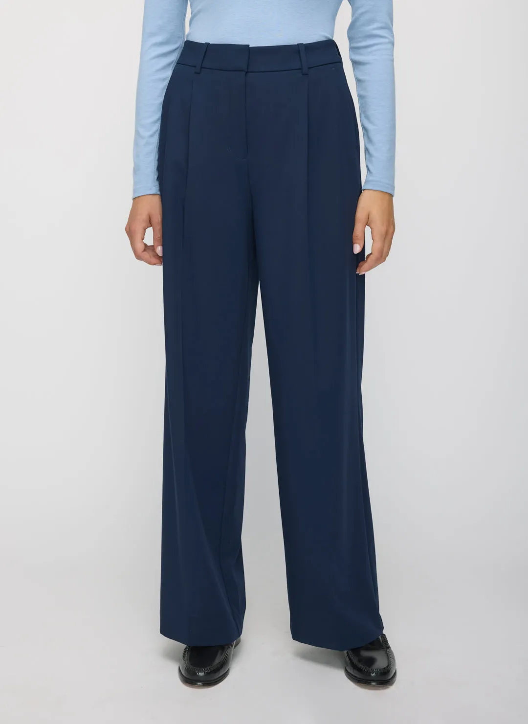 On Time Pleated Trousers sold by Kit and Ace product image thumbnail 2
