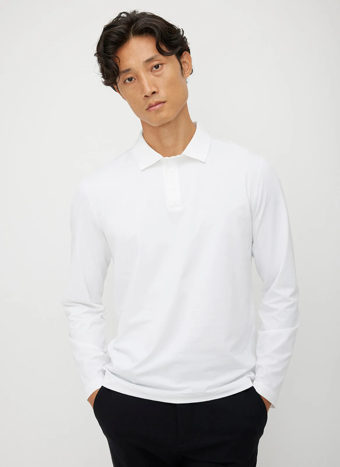 City Tech Long Sleeve Polo sold by Kit and Ace