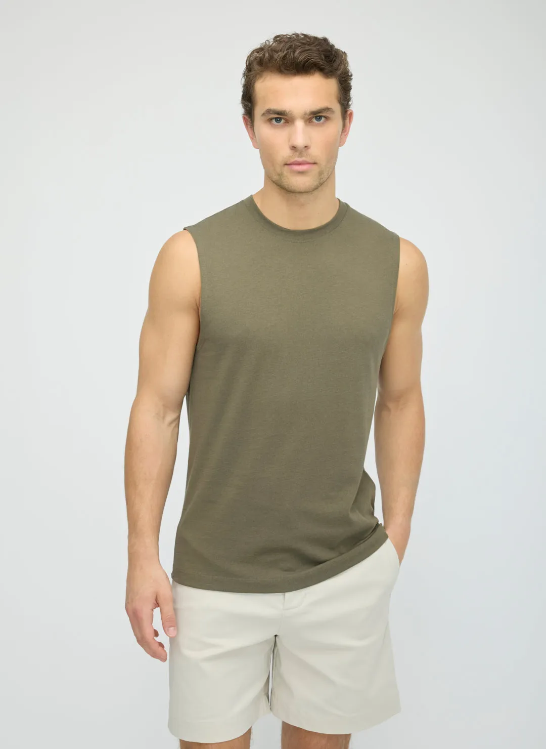 Linen Tank sold by Kit and Ace