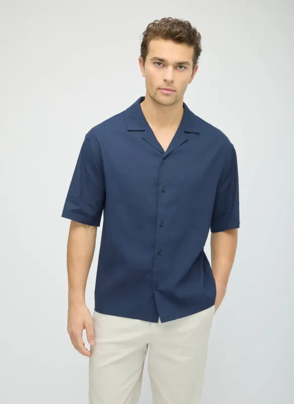 Comfort Linen Camp Shirt made by Kit and Ace