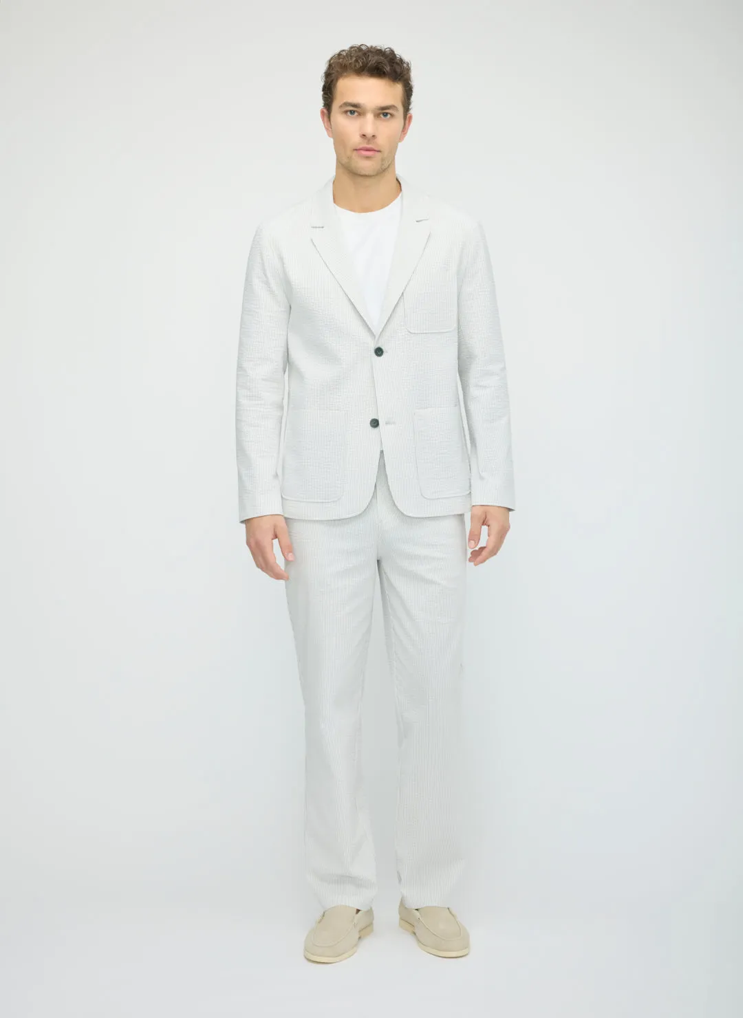 Seersucker Blazer sold by Kit and Ace product image thumbnail 3
