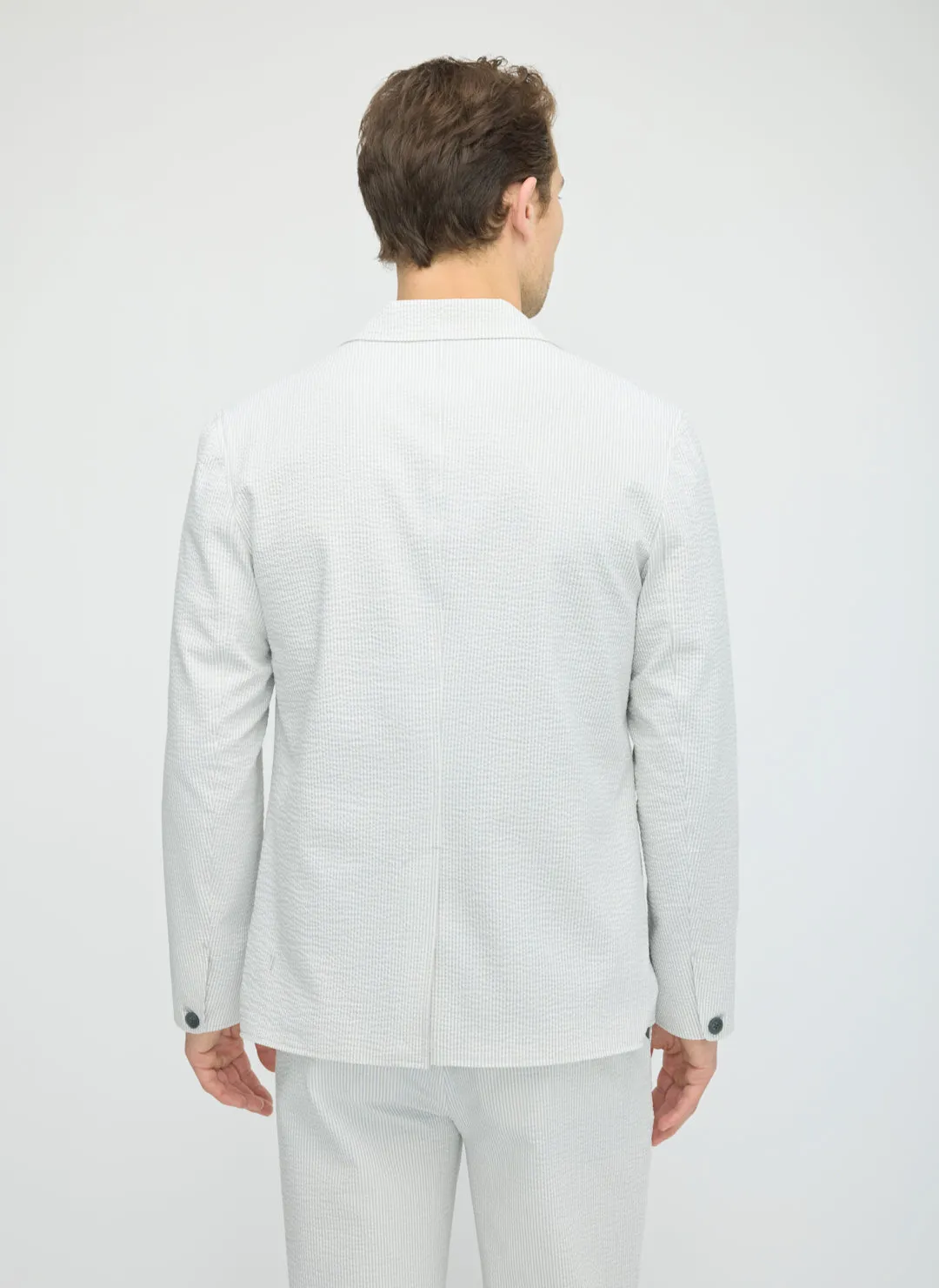 Seersucker Blazer sold by Kit and Ace product image thumbnail 4