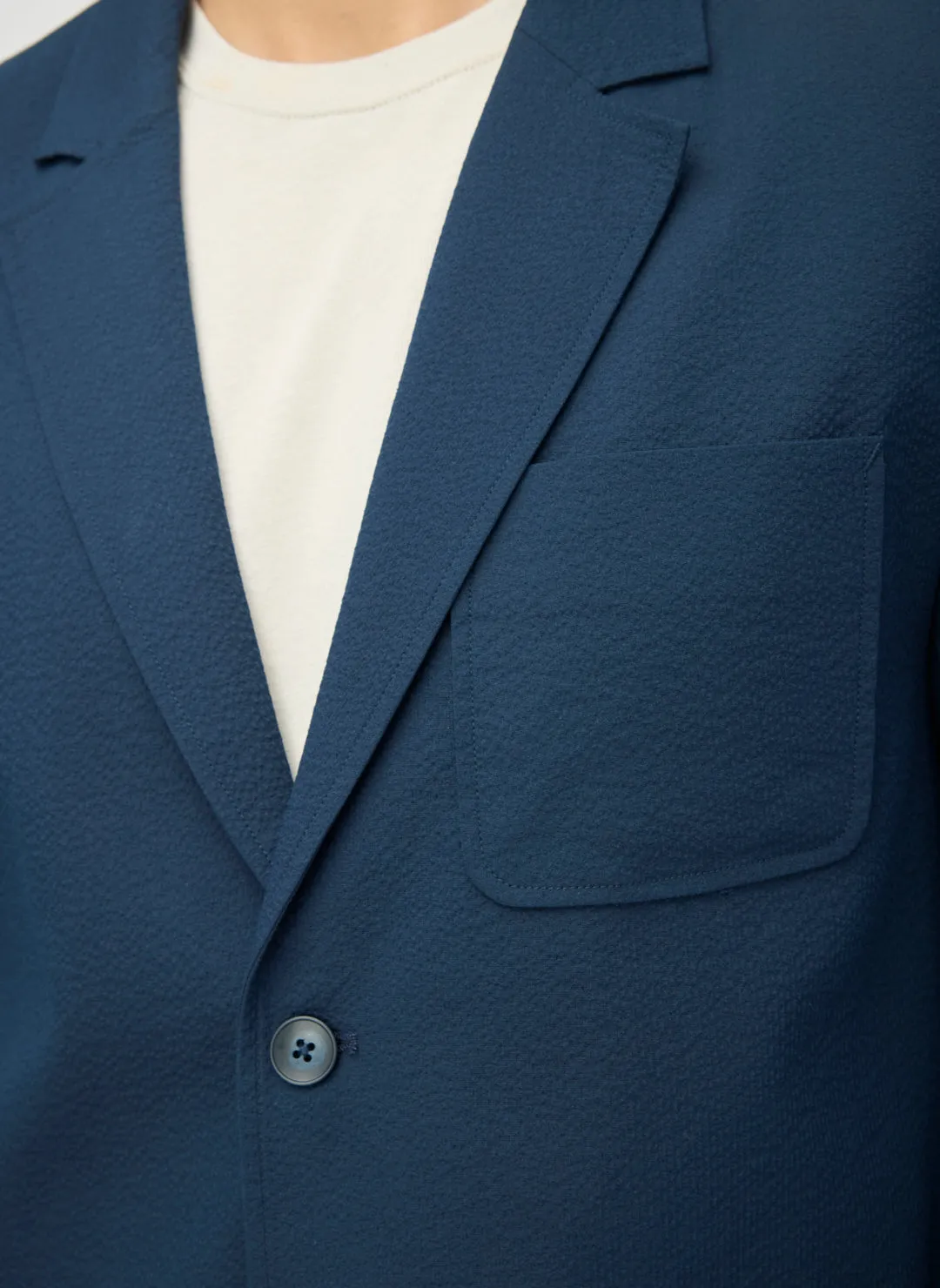 Seersucker Blazer sold by Kit and Ace product image thumbnail 2