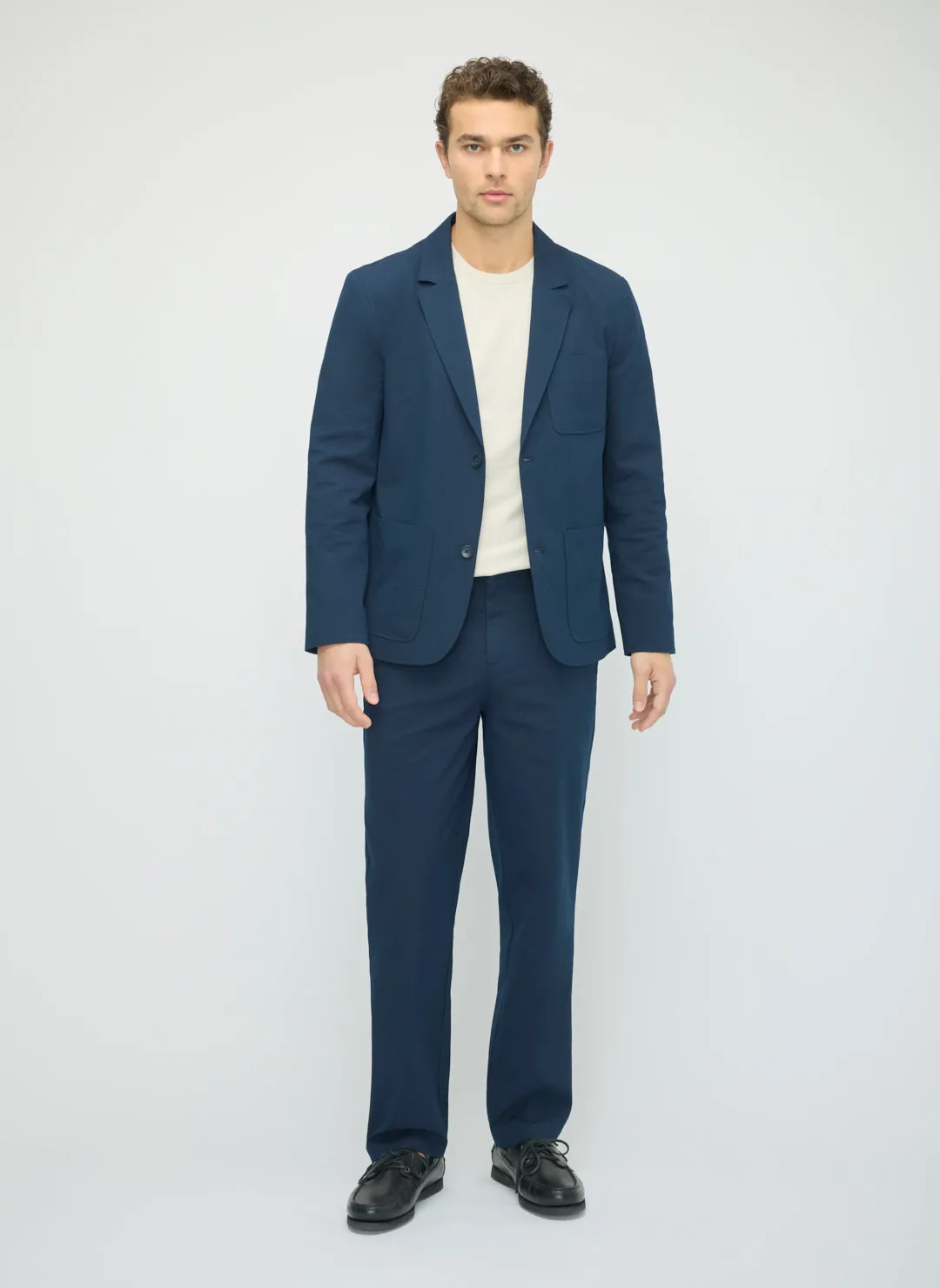 Seersucker Blazer sold by Kit and Ace product image thumbnail 3