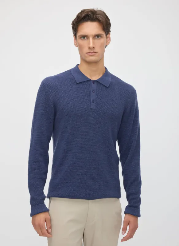 Timeless Merino Polo Sweater made by Kit and Ace