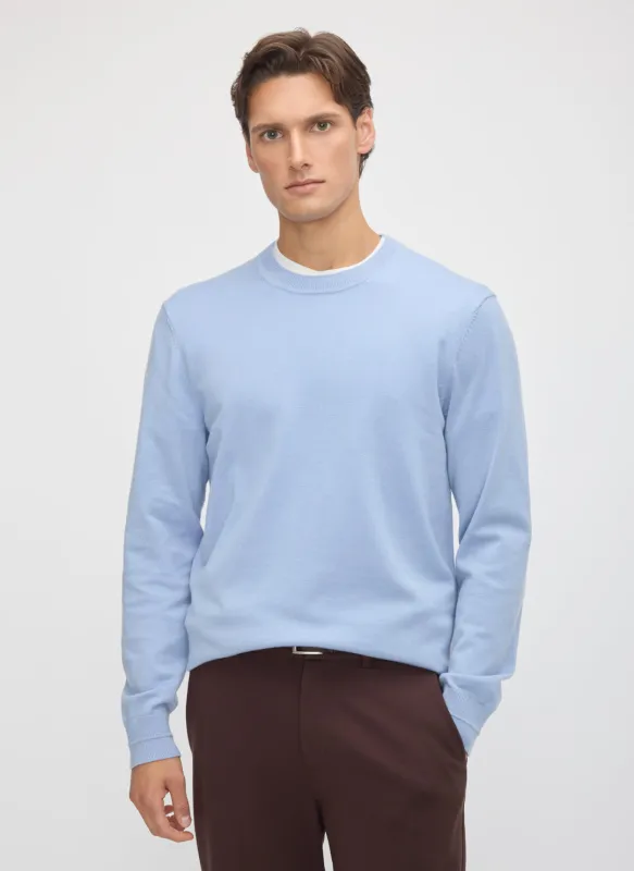 Hillside Merino Crewneck Sweater made by Kit and Ace