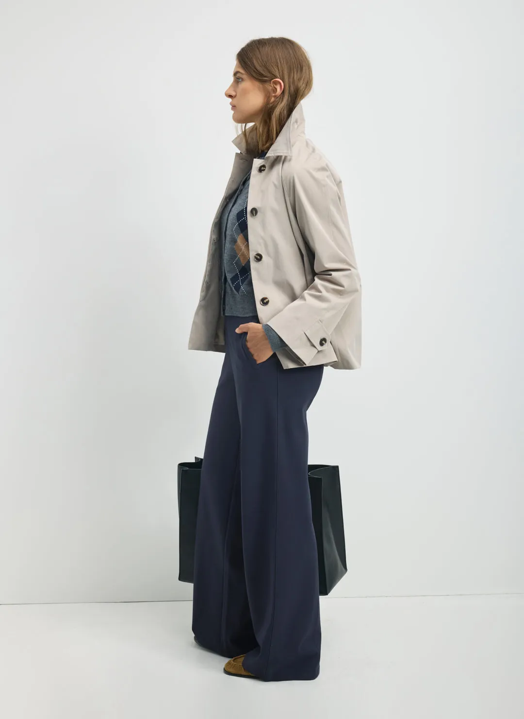 Sherbrooke Rain Resist Crop Trench sold by Kit and Ace product image thumbnail 3