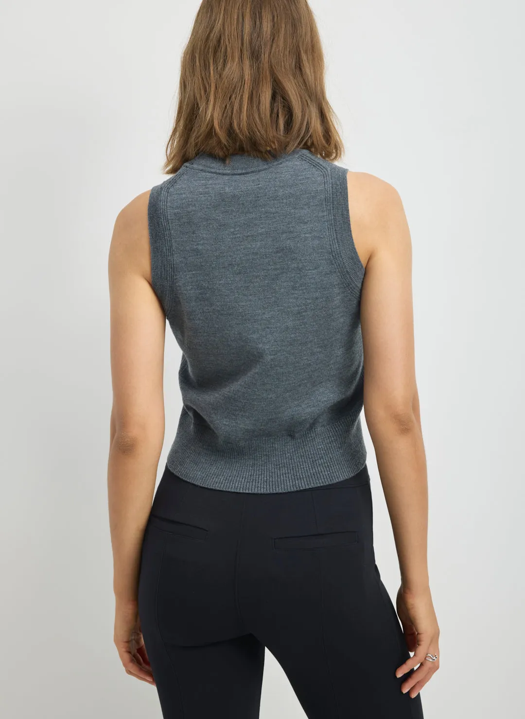 Effortless Merino Shrunken Sweater Vest sold by Kit and Ace product image thumbnail 4