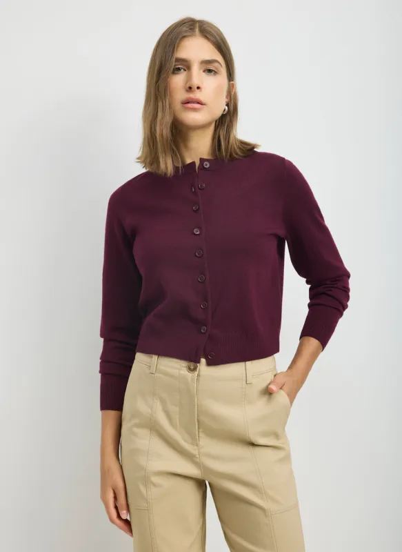 Effortless Merino Classic Cardigan made by Kit and Ace