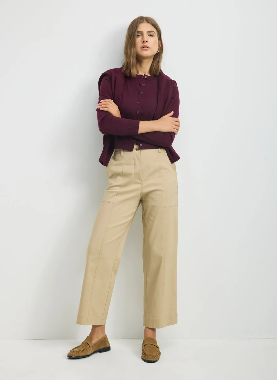 Effortless Merino Classic Cardigan sold by Kit and Ace product image thumbnail 3