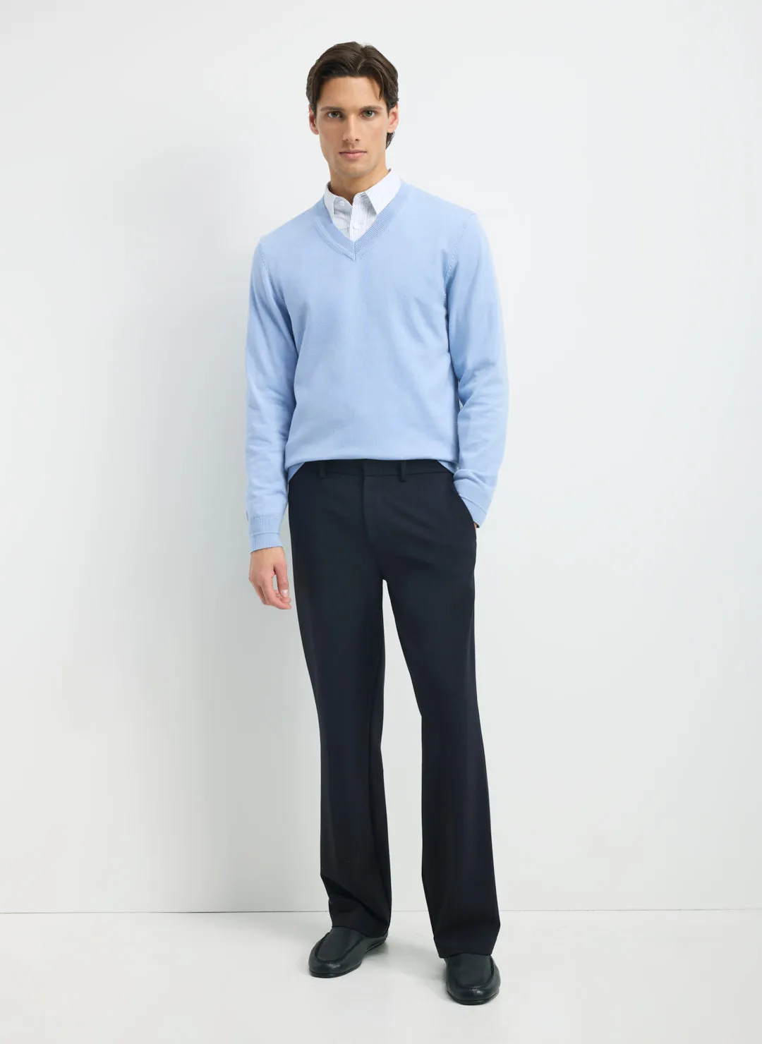 Hillside Merino V-Neck Sweater sold by Kit and Ace product image thumbnail 3
