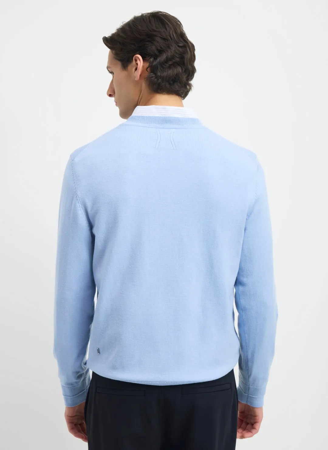 Hillside Merino V-Neck Sweater sold by Kit and Ace product image thumbnail 4