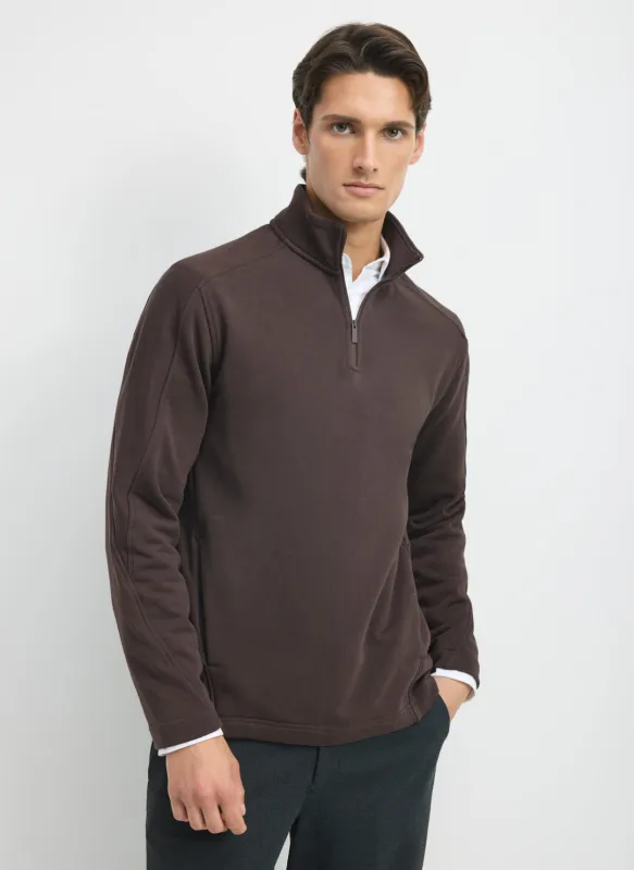Saturday Quarter Zip Sweatshirt made by Kit and Ace