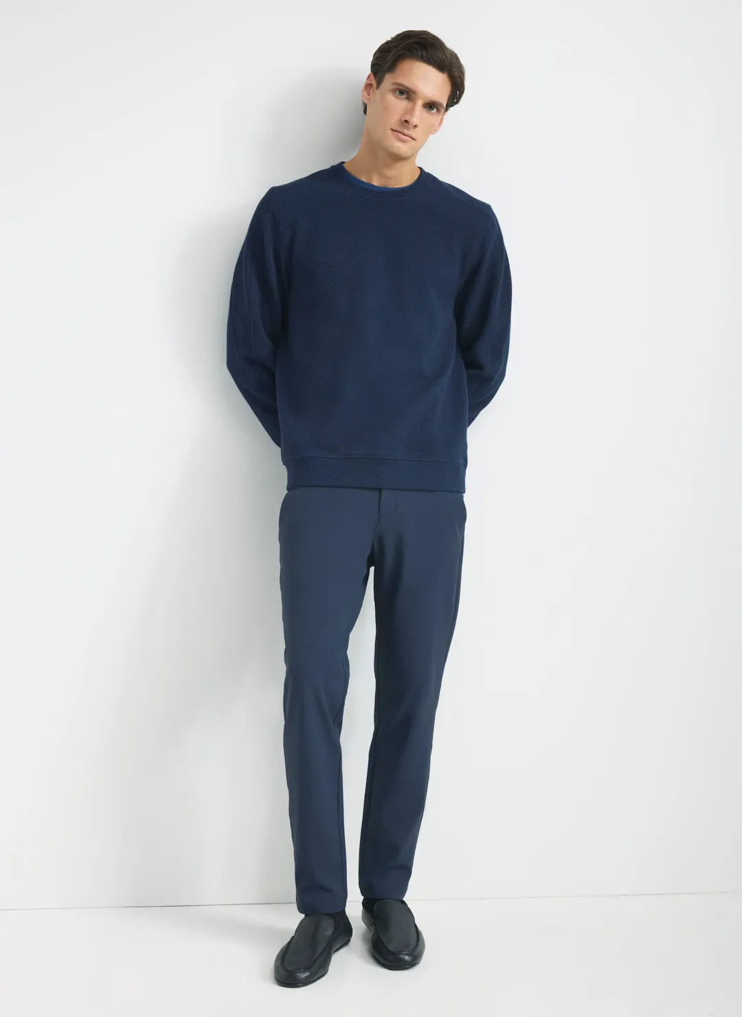Textured Crew Sweatshirt sold by Kit and Ace product image thumbnail 3