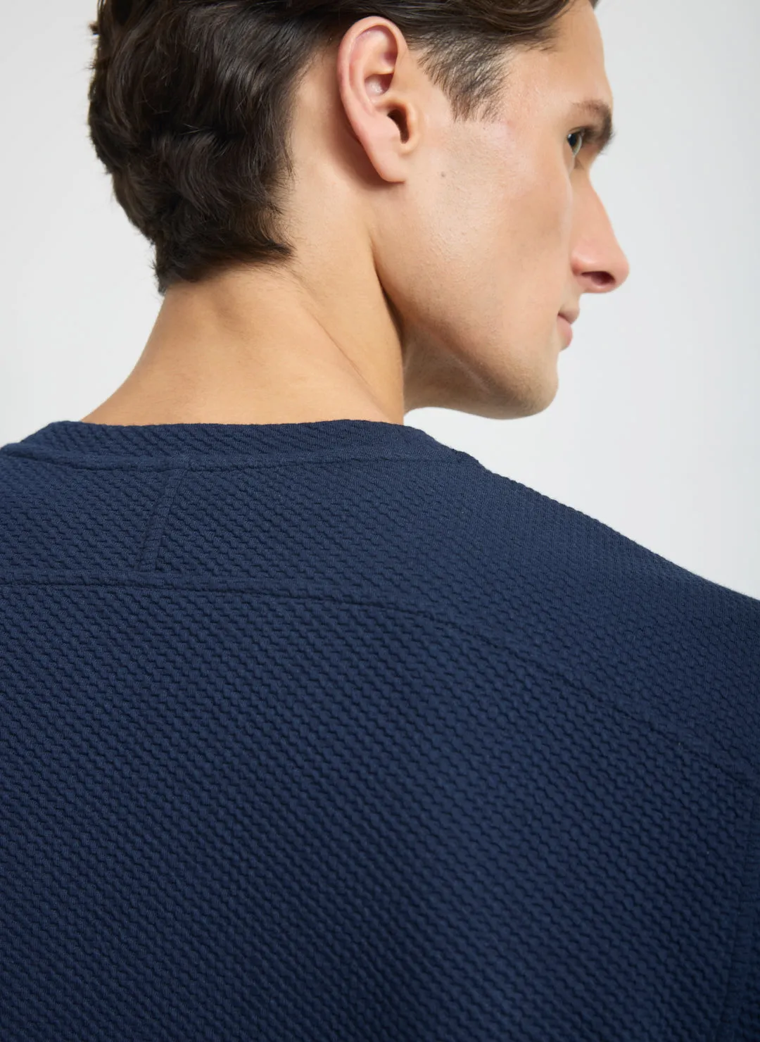 Textured Crew Sweatshirt sold by Kit and Ace product image thumbnail 2