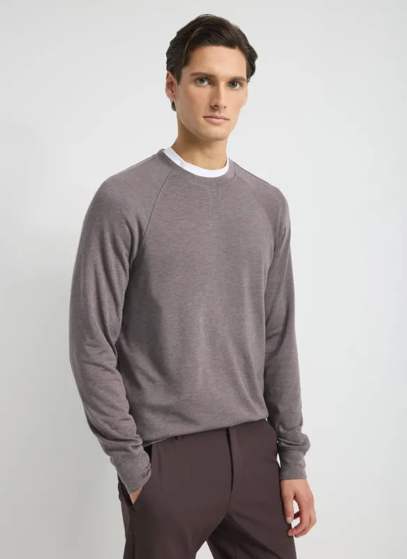 Brushed Long Sleeve Crewneck Tee made by Kit and Ace