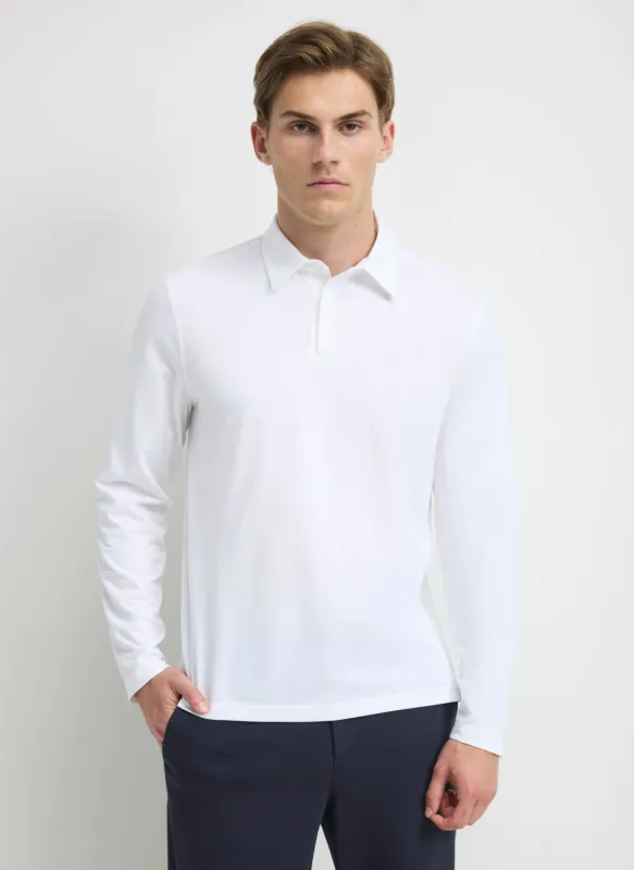 City Tech Long Sleeve Polo made by Kit and Ace