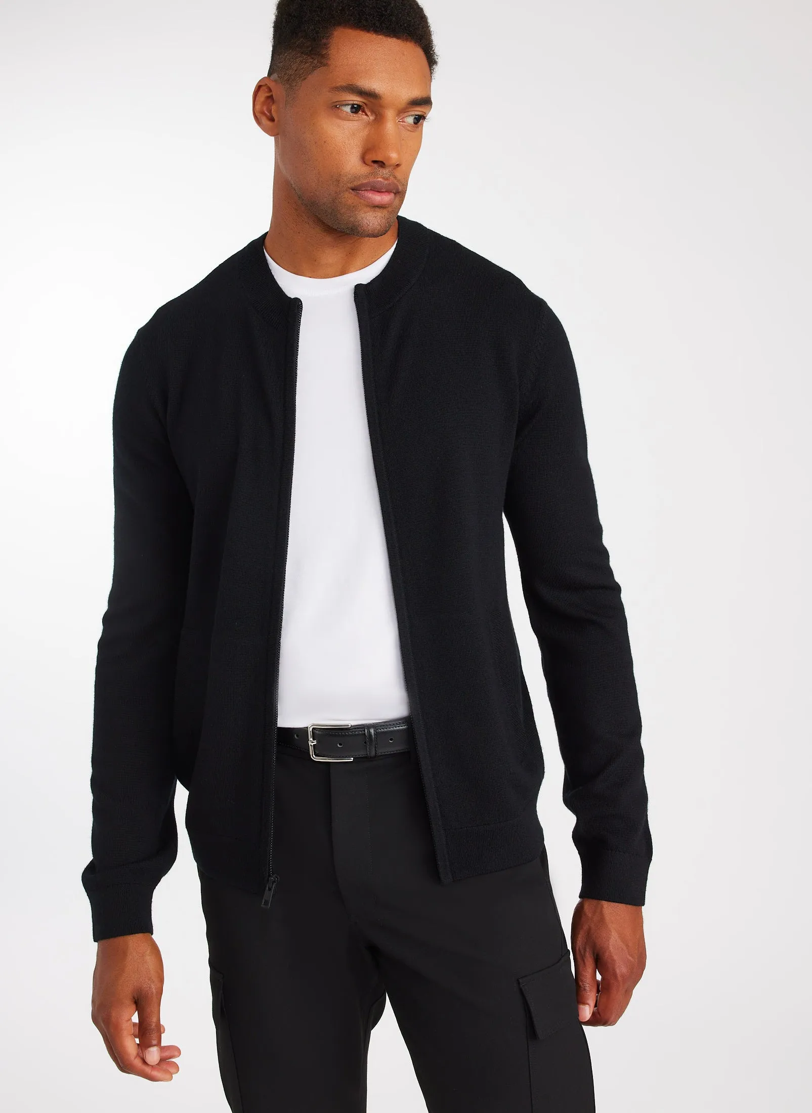 Pender Full Zip Merino Sweater sold by Kit and Ace