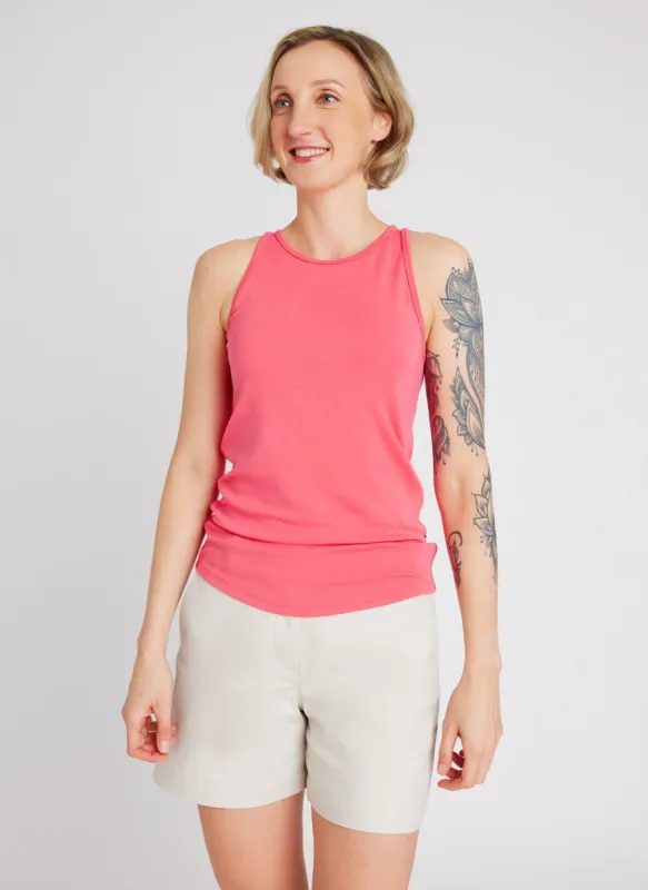 Kit Sleeveless Halter Top sold by Kit and Ace
