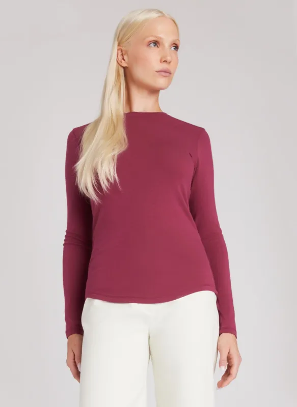 Kit Long Sleeve Crewneck Tee sold by Kit and Ace