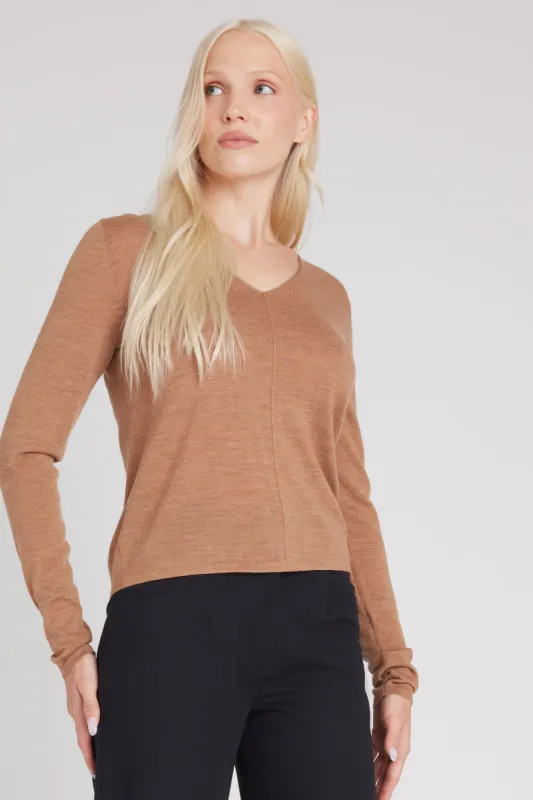 Dreamy Merino V-Neck Sweater sold by Kit and Ace